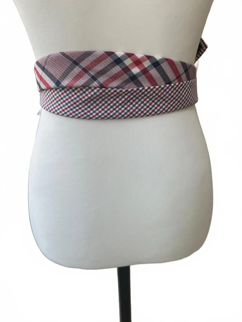 Upcycled Necktie Obi Wrap Belt | Handmade Corset Style Belt | One-of-a-Kind | OS